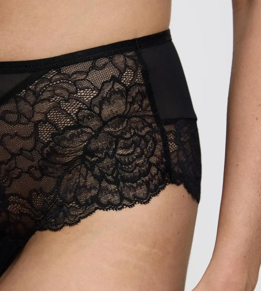 High Waisted|Panty Girdles>Triumph PEONY FLORALE Black