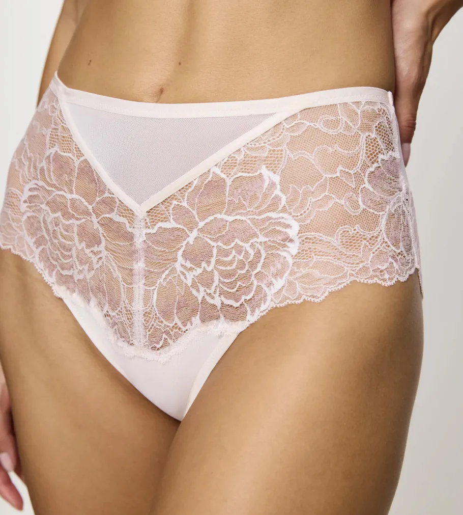 High Waisted|Panty Girdles>Triumph PEONY FLORALE Angora