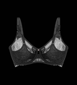 Minimizer Bras|Fuller Cups>Triumph PEONY FLORALE Black