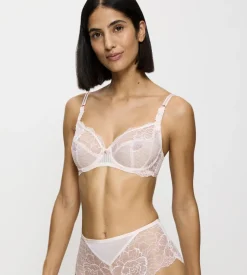 Fuller Cups|Underwired Bras>Triumph PEONY FLORALE Angora