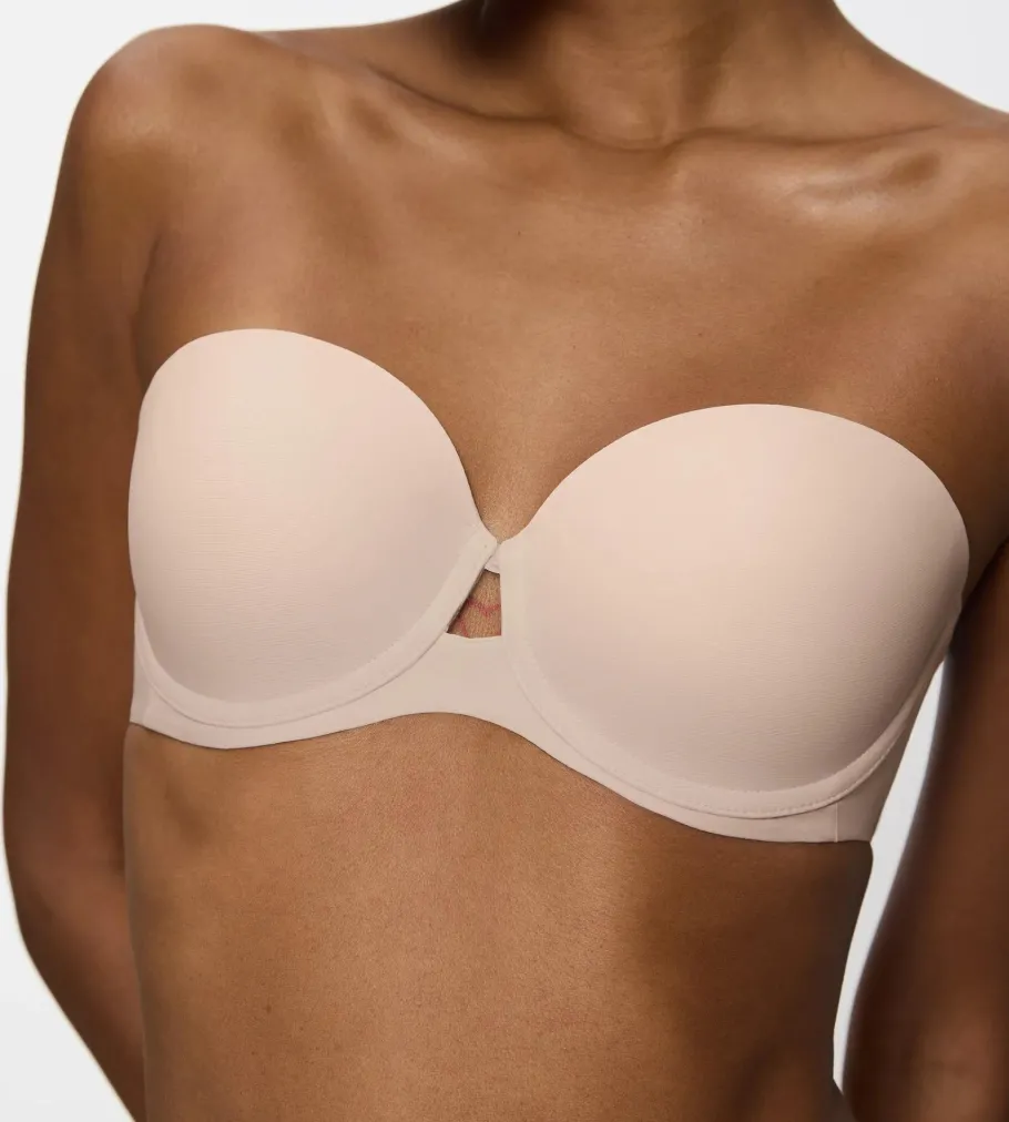 Fuller Cups|Underwired Bras>Triumph PURE MICRO CameoBeige