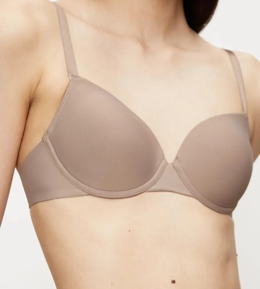Fuller Cups|Underwired Bras>Triumph PURE MICRO CafeLatte