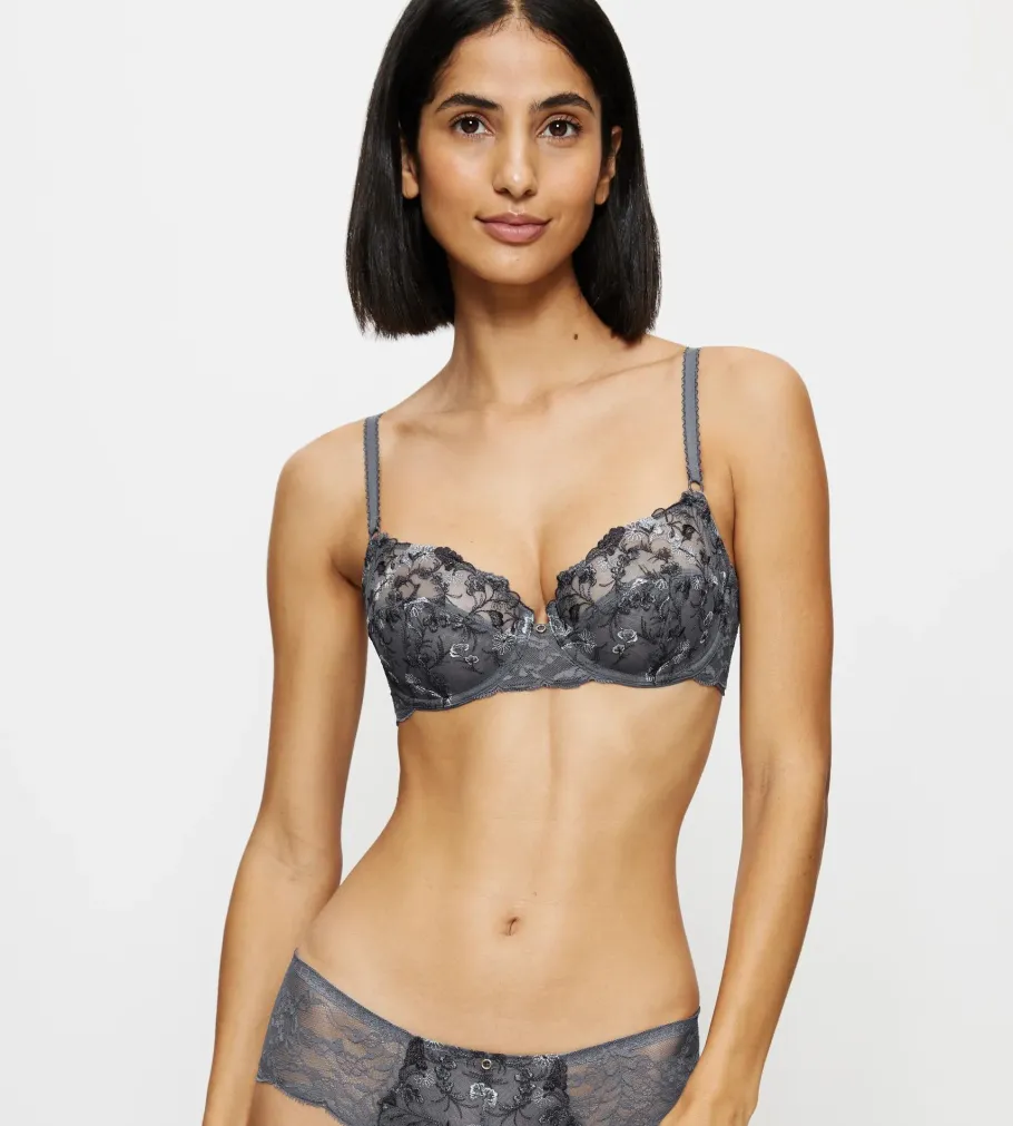 Fuller Cups|Underwired Bras>Triumph SENSUAL SPOTLIGHT PebbleGrey