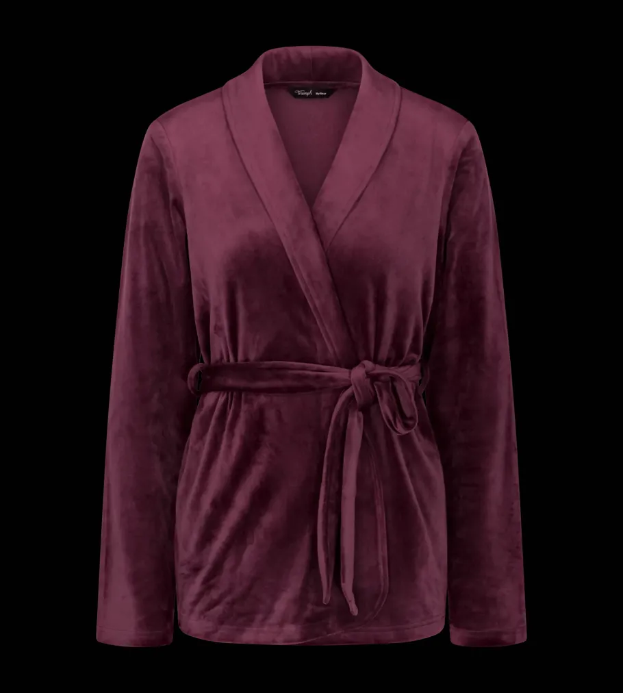 Robes>Triumph SENSUAL VELOUR Burgundy