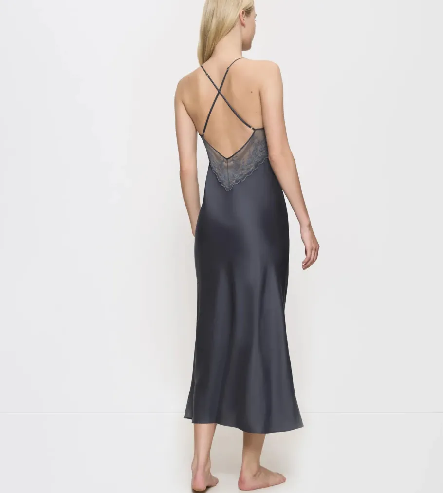 Nightdresses|Camisoles, Vests, Tops>Triumph SILKY SENSUALITY PebbleGrey
