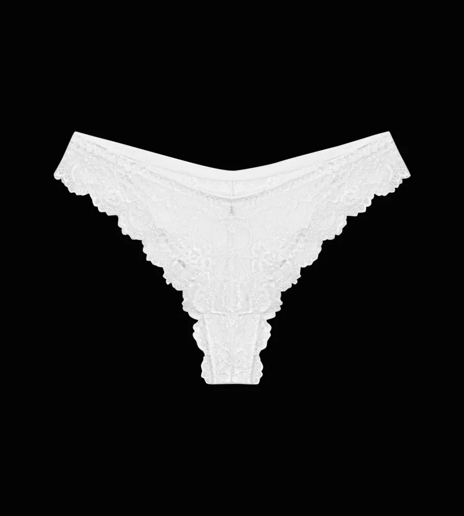 String, Brazilian>Triumph TEMPTING LACE White