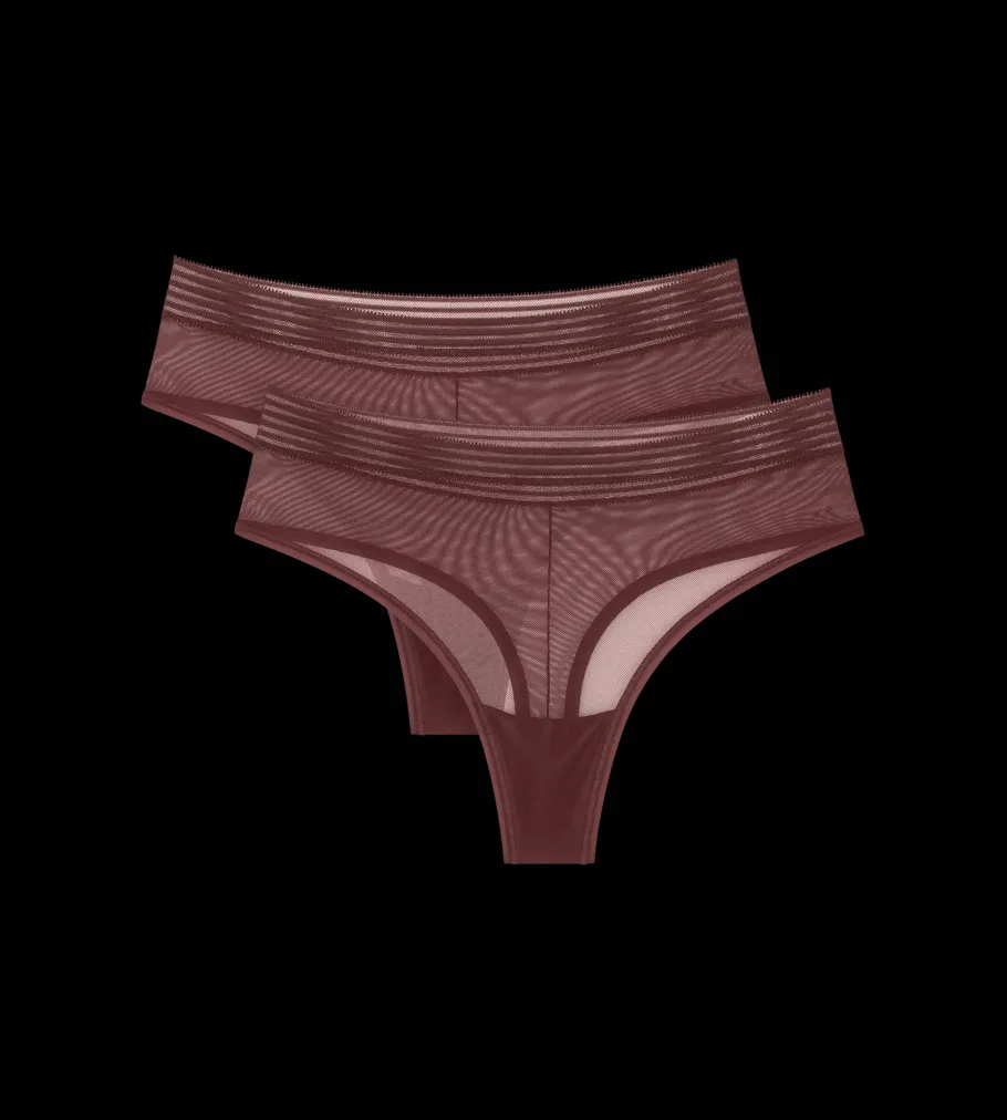 String, Brazilian>Triumph TEMPTING SHEER Decadentchocolate
