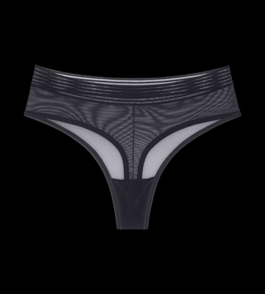 String, Brazilian|Seamless>Triumph TEMPTING SHEER Black