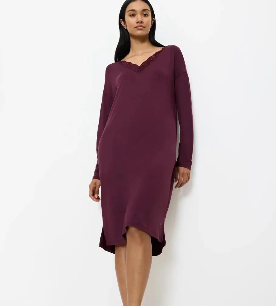 Nightdresses>Triumph TIMELESS SENSUALITY Burgundy