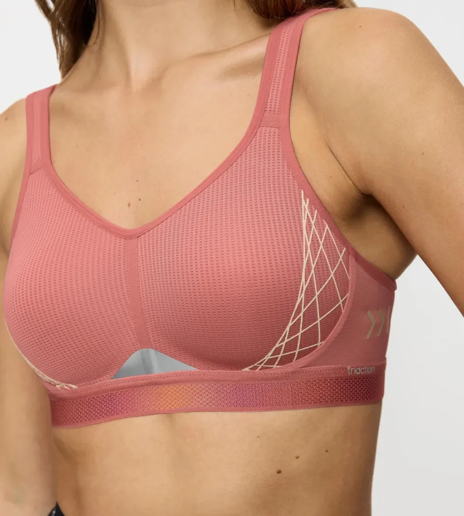 Fuller Cups|Non-wired Bras>Triumph TRIACTION CARDIO CLOUD Salsa