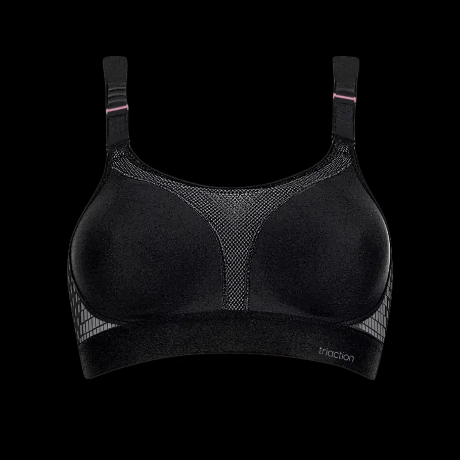 Fuller Cups|Non-wired Bras>Triumph TRIACTION EXTREME LITE Black
