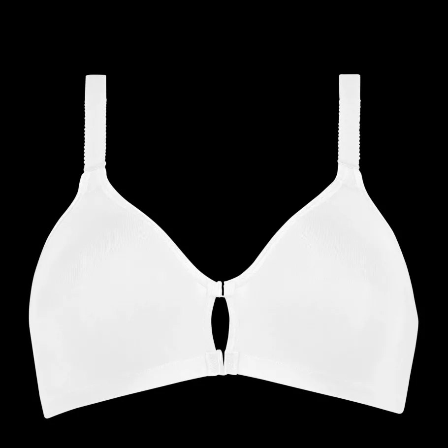 Non-wired Bras|Unpadded Bras>Triumph TRIACTION FITNESS White