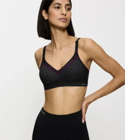 Fuller Cups|Non-wired Bras>Triumph TRIACTION FREE MOTION Black