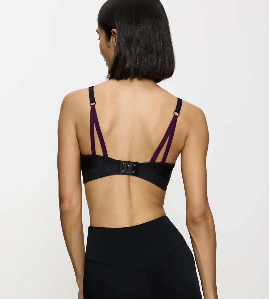 Fuller Cups|Non-wired Bras>Triumph TRIACTION FREE MOTION Black