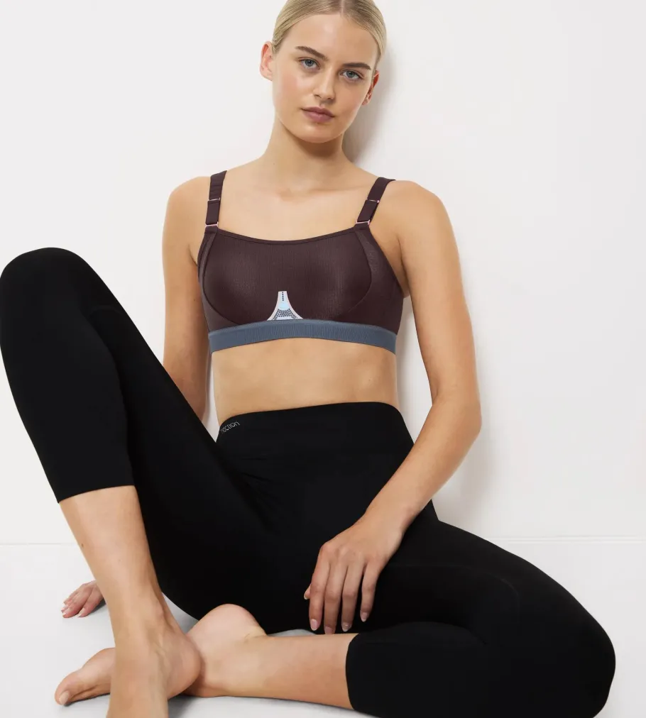 Fuller Cups|Non-wired Bras>Triumph TRIACTION GRAVITY LITE Burgundy