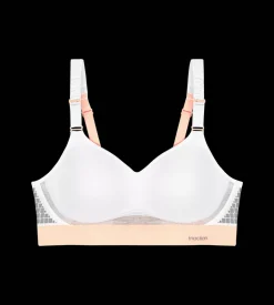 Fuller Cups|Non-wired Bras>Triumph TRIACTION HYBRID LITE White