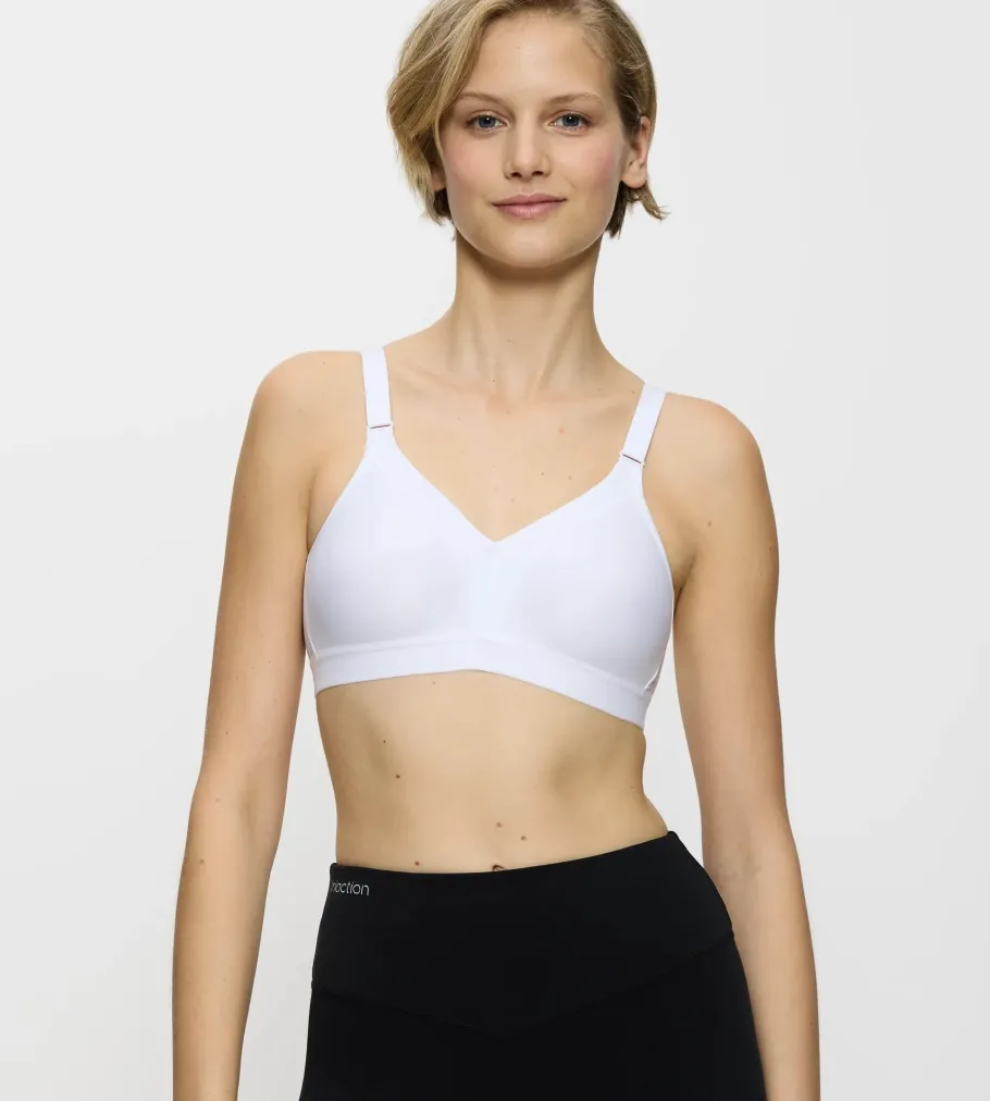 Fuller Cups|Non-wired Bras>Triumph TRIACTION WELLNESS White