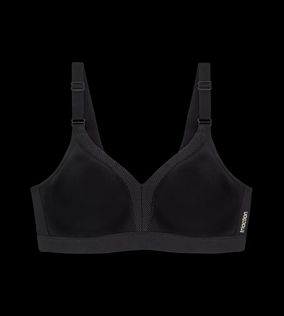 Fuller Cups|Non-wired Bras>Triumph TRIACTION WELLNESS Black