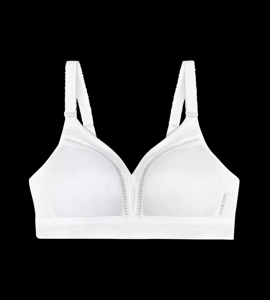 Non-wired Bras|Unpadded Bras>Triumph TRIACTION WORKOUT White