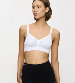 Non-wired Bras|Unpadded Bras>Triumph TRIACTION WORKOUT White