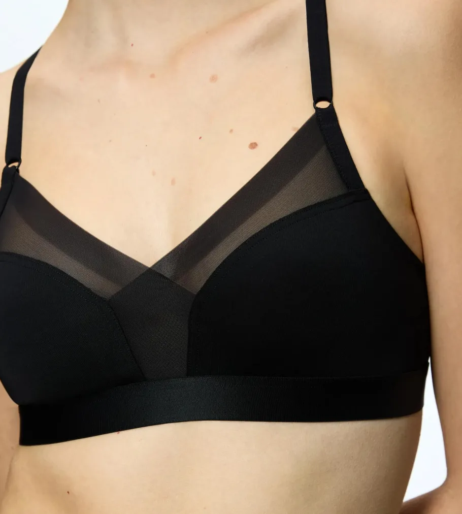Non-wired Bras|Unpadded Bras>Triumph SHAPE SMART Black