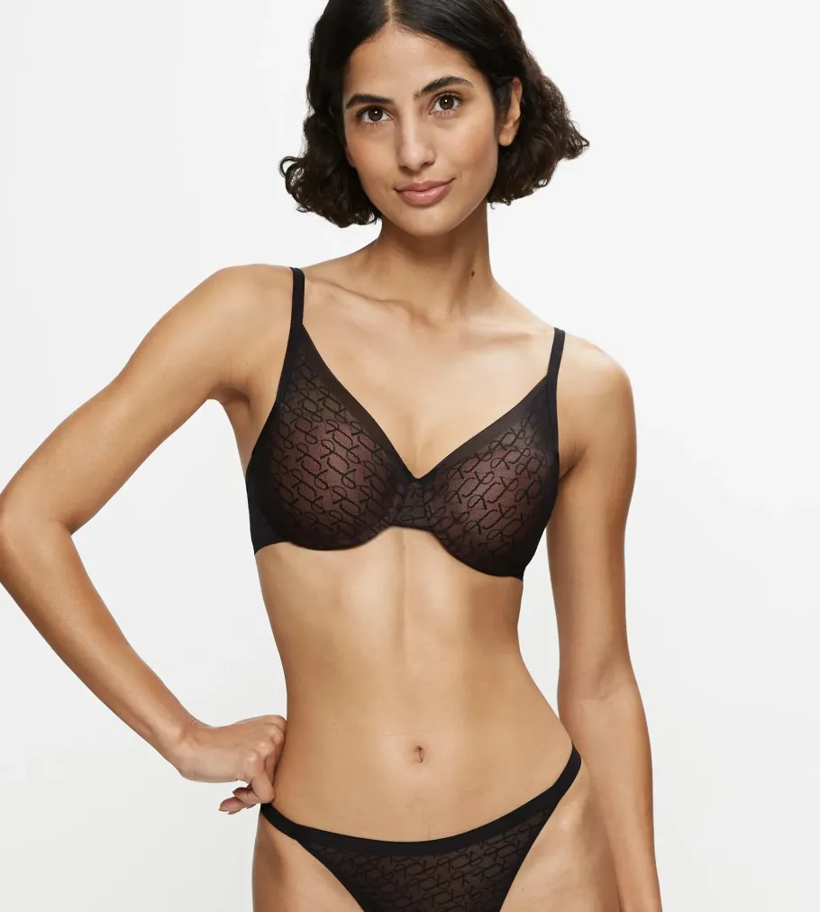 Fuller Cups|Underwired Bras>Triumph SIGNATURE SHEER Black