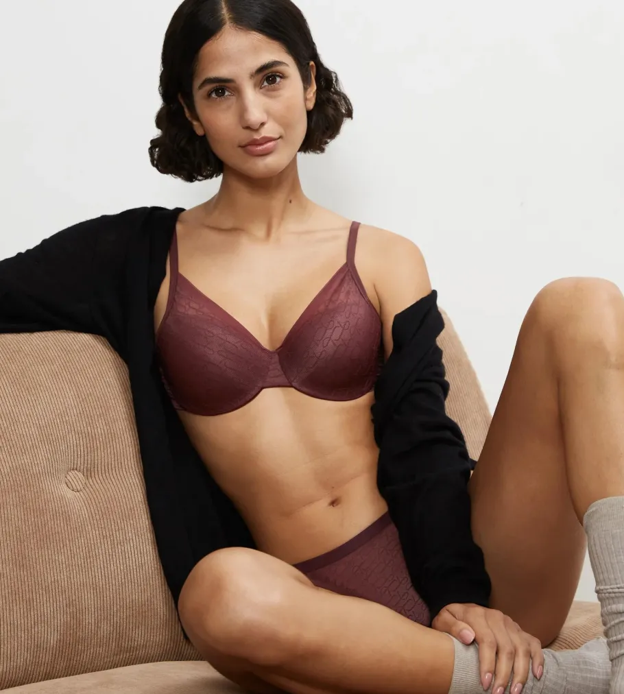 Fuller Cups|Underwired Bras>Triumph SIGNATURE SHEER Decadentchocolate