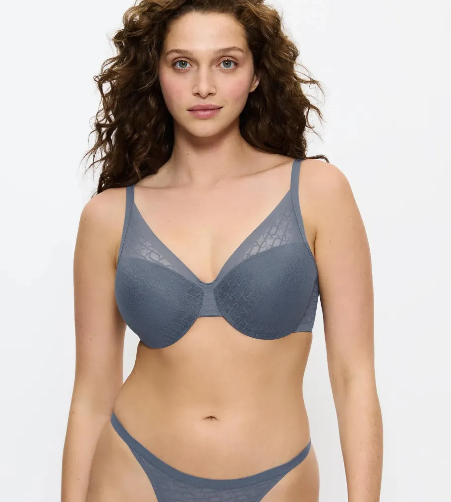 Fuller Cups|Underwired Bras>Triumph SIGNATURE SHEER CloudyBlue