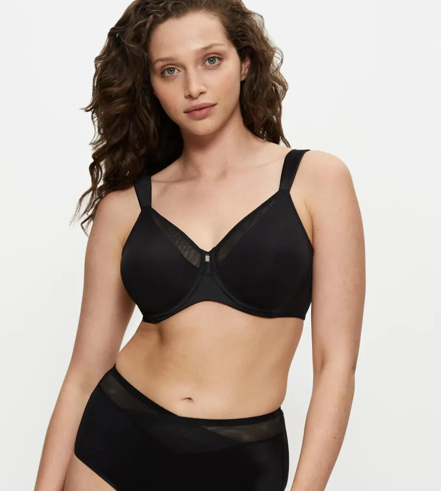Minimizer Bras|Fuller Cups>Triumph TRUE SHAPE SENSATION Black