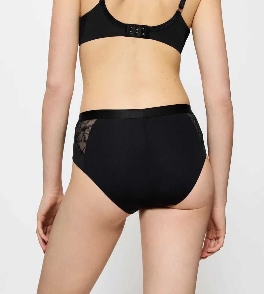 High Waisted>Triumph WILD AZALEA FLORALE Black