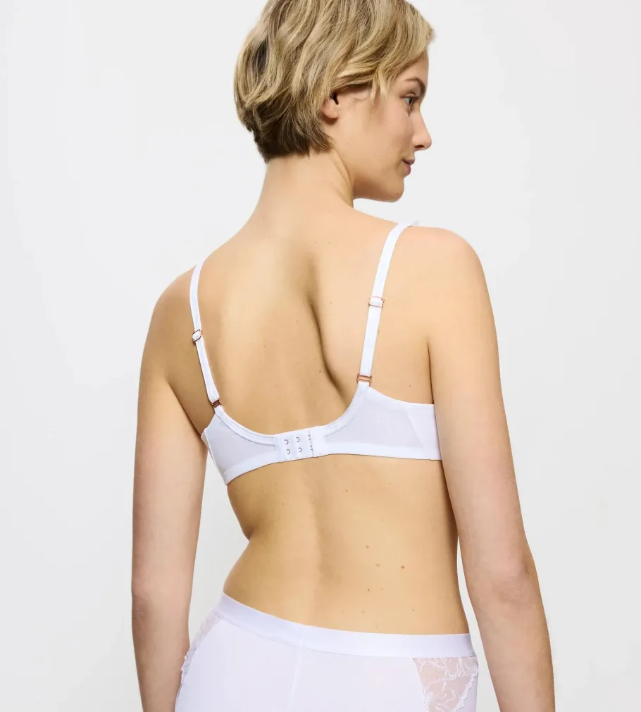 Fuller Cups|Underwired Bras>Triumph WILD AZALEA FLORALE White