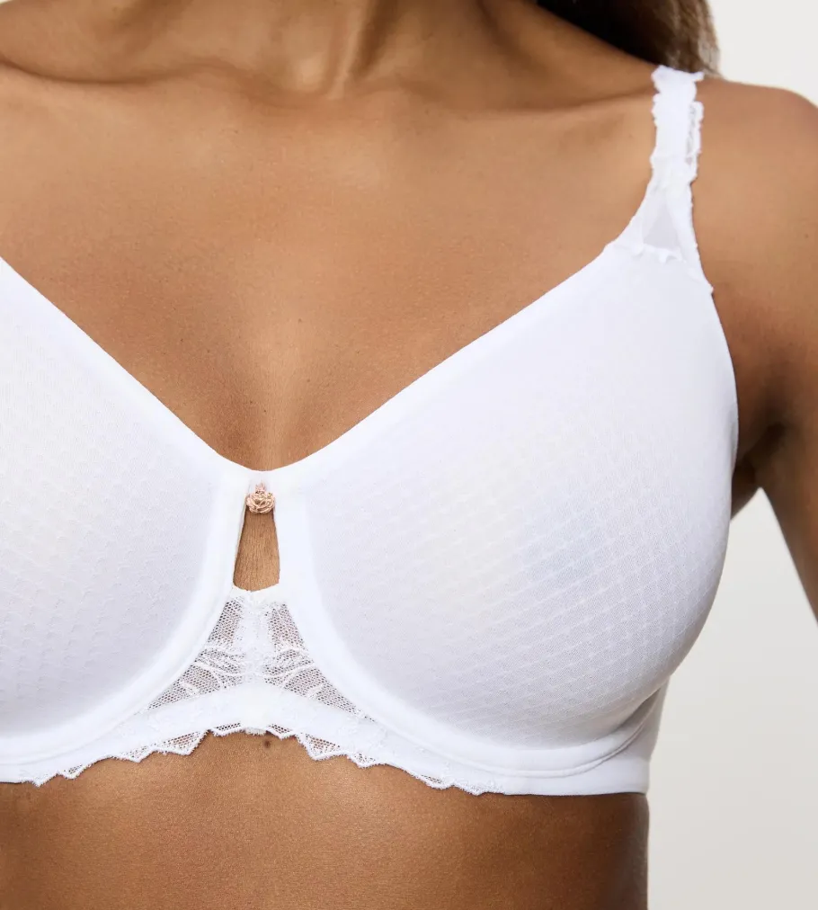 Minimizer Bras|Fuller Cups>Triumph WILD AZALEA FLORALE White