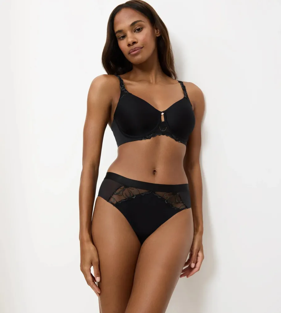 Minimizer Bras|Fuller Cups>Triumph WILD AZALEA FLORALE Black