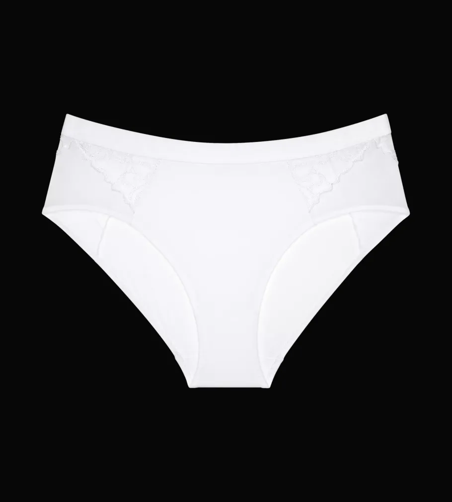 High Waisted>Triumph WILD AZALEA FLORALE White