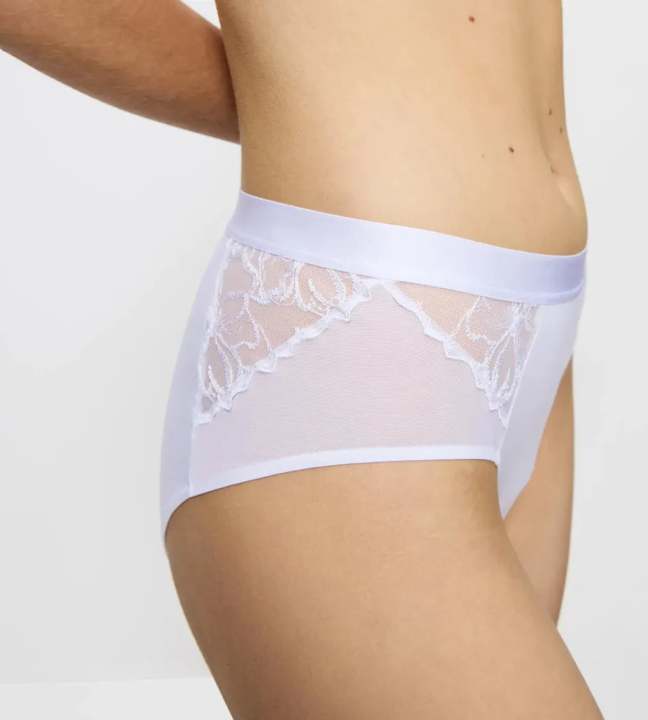 High Waisted>Triumph WILD AZALEA FLORALE White