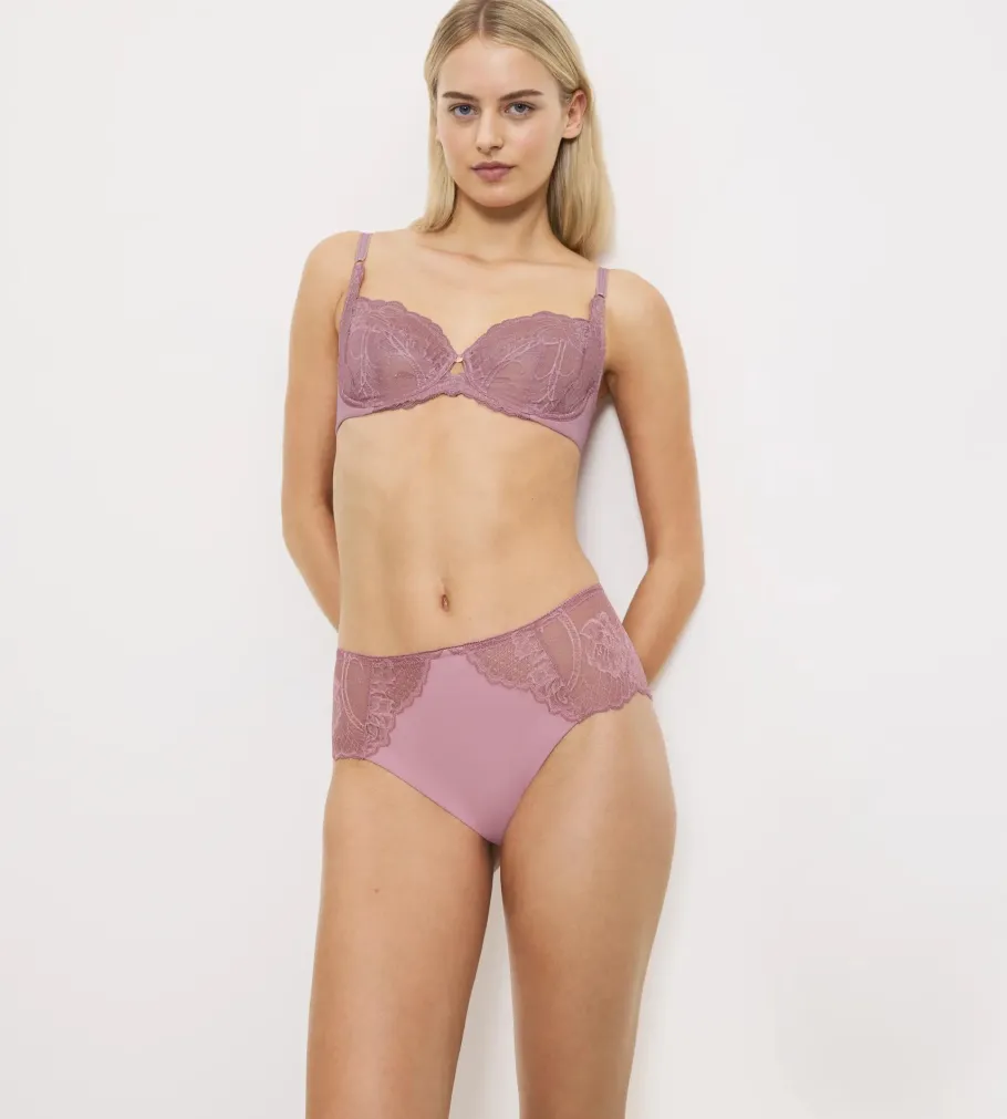 High Waisted|Seamless>Triumph WILD PEONY FLORALE Rosebloom