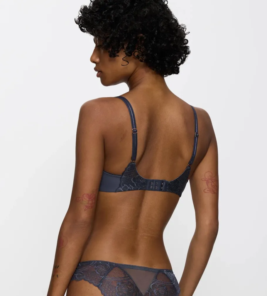 Fuller Cups|Underwired Bras>Triumph WILD PEONY FLORALE PebbleGrey