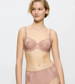 Fuller Cups|Underwired Bras>Triumph WILD PEONY FLORALE PinkPearl