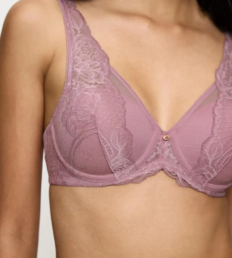 Fuller Cups|Underwired Bras>Triumph WILD PEONY FLORALE Rosebloom