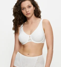 Minimizer Bras|Fuller Cups>Triumph WILD ROSE SENSATION SilkWhite