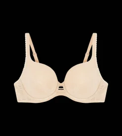 Fuller Cups|Underwired Bras>Triumph WILD ROSE SENSATION NudeBeige