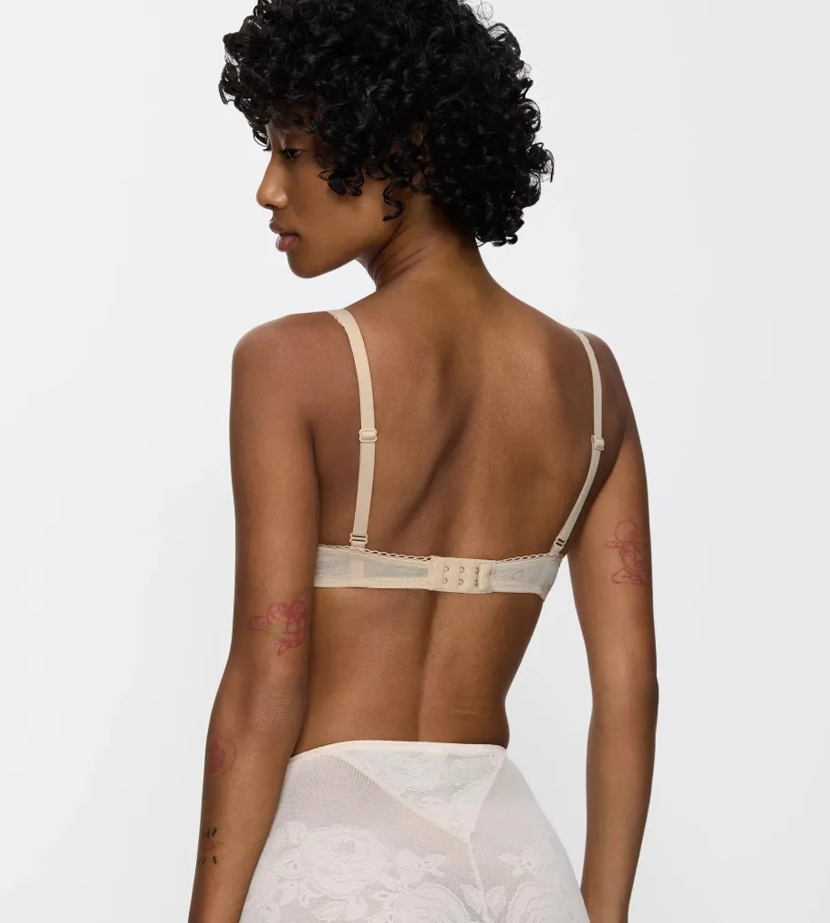 Fuller Cups|Underwired Bras>Triumph WILD ROSE SENSATION NudeBeige
